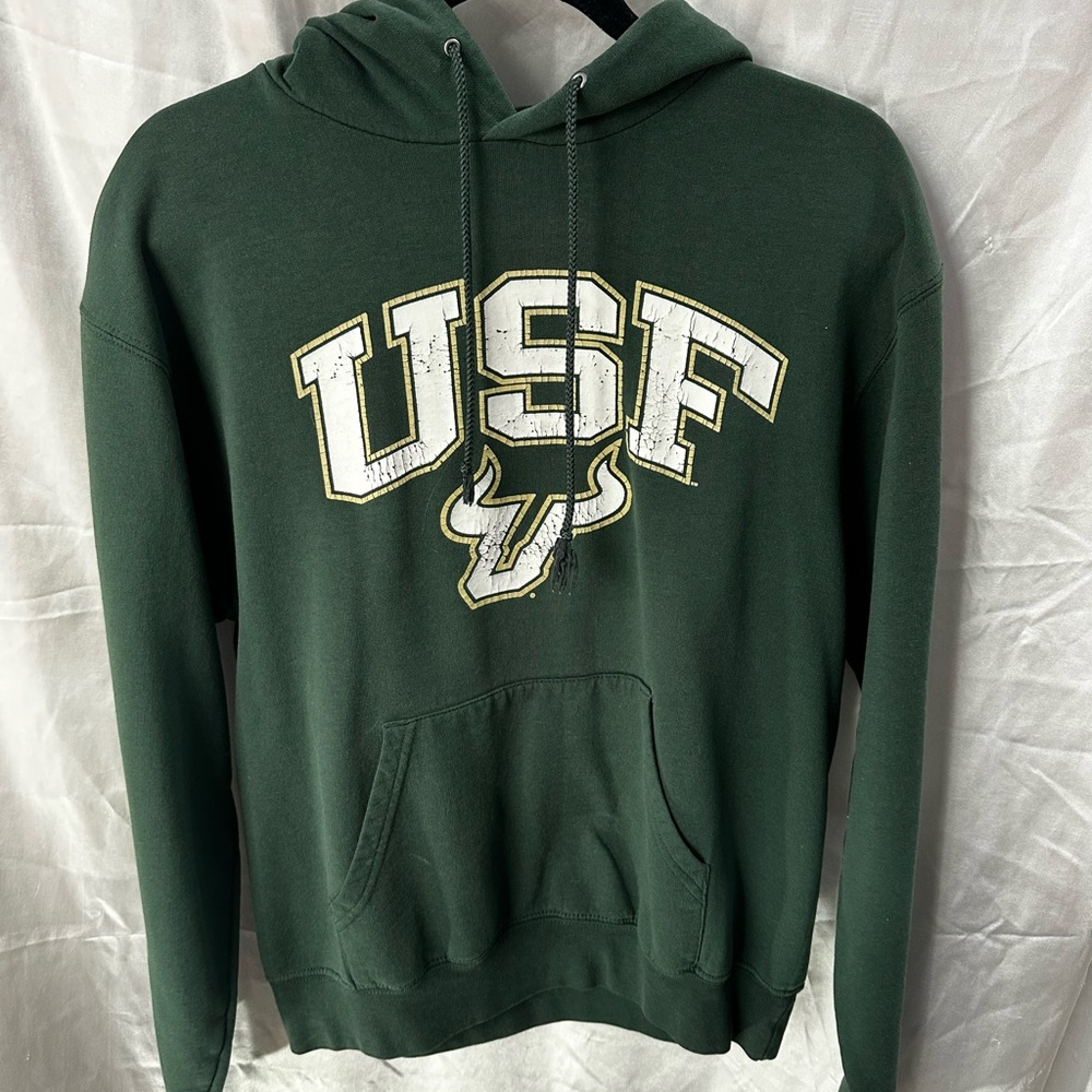 USF Green Hoodie Sweater